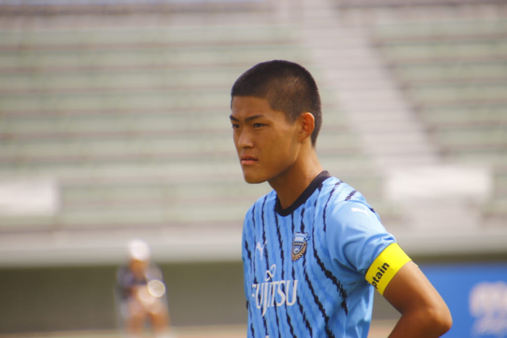 に臨むキャプテンの上野煌士郎選手